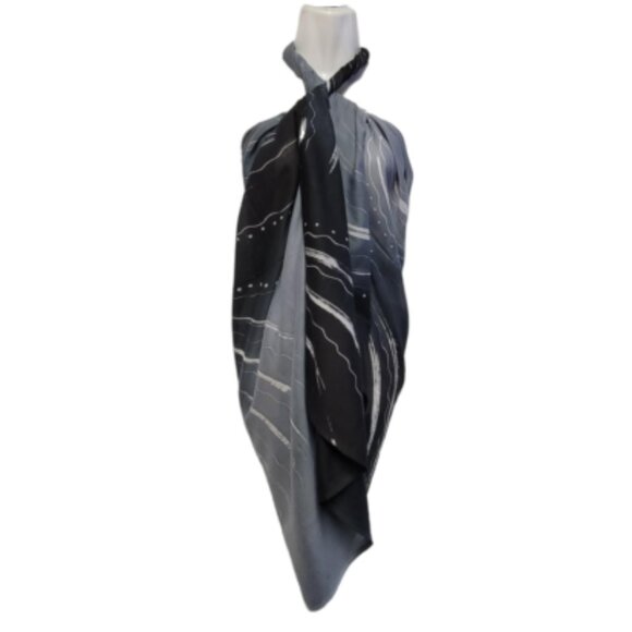 Womens Sarong Cotton Wrap Handpainted Batik Wrapskirt Beach Pareo Beachwear -NEW - Picture 4 of 6